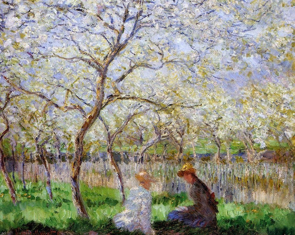  Claude Oscar Monet Springtime - Canvas Art Print