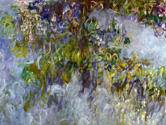  Claude Oscar Monet Wisteria (left half) - Canvas Art Print