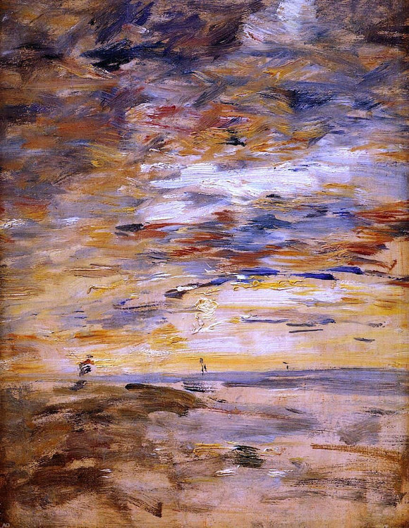  Eugene-Louis Boudin Sky at Sunset - Canvas Art Print