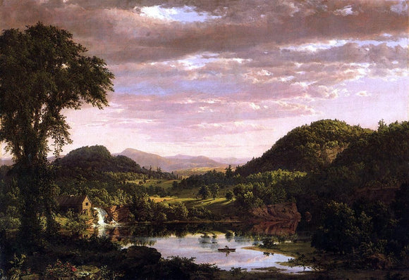  Frederic Edwin Church New England Landscape (also known as Evening after a Storm) - Canvas Art Print