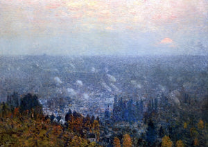  Frederick Childe Hassam Mount Hood and the Valley of the Willamette - Canvas Art Print