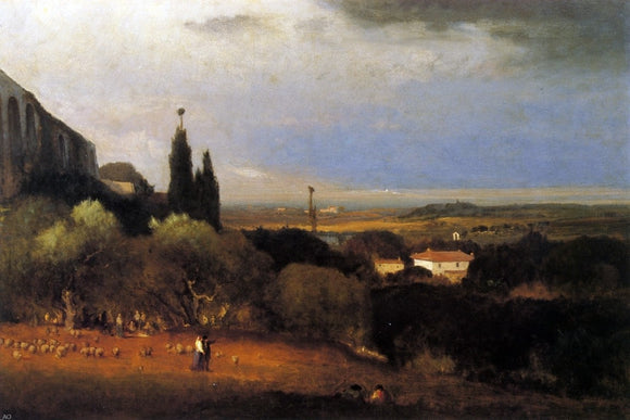  George Inness Perugia and the Valley - Canvas Art Print