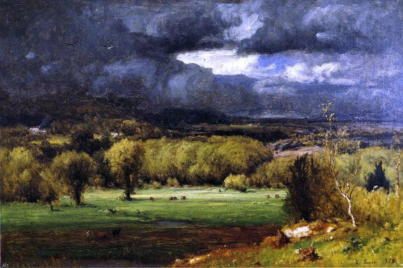  George Inness The Coming Storm - Canvas Art Print