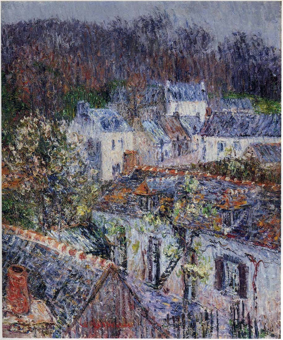  Gustave Loiseau Pont Aven - Rain - Canvas Art Print