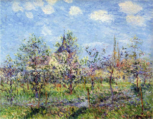  Gustave Loiseau Trees in Bloom - Canvas Art Print