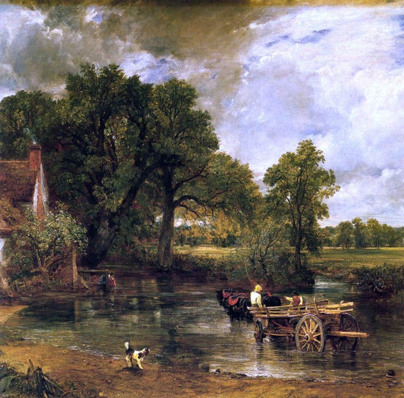  John Constable The Hay-Wain (detail) - Canvas Art Print