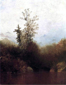  John Frederick Kensett Landscape - Canvas Art Print