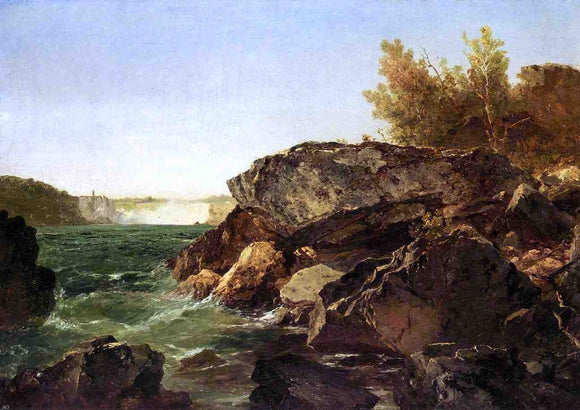  John Frederick Kensett Niagara Falls - Canvas Art Print