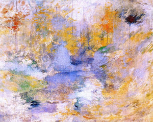  John Twachtman Hemlock Pool (also known as Autumn) - Canvas Art Print