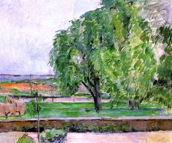  Paul Cezanne Landscape at the Jas de Bouffin - Canvas Art Print