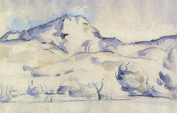  Paul Cezanne Mont Sainte-Victoire - Canvas Art Print
