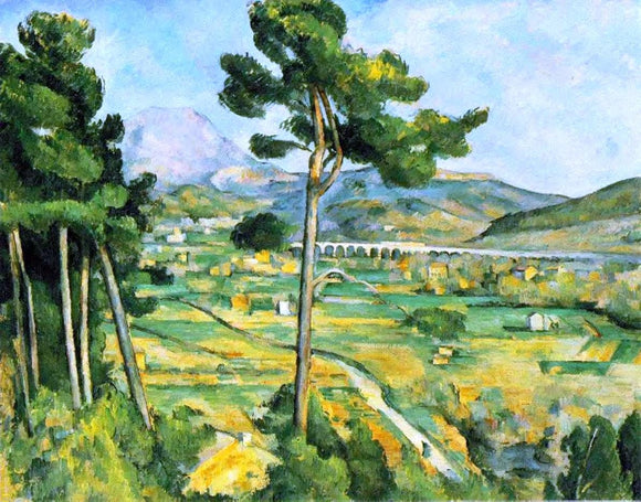  Paul Cezanne Mont Sainte-Victoire (Metropolitan) - Canvas Art Print