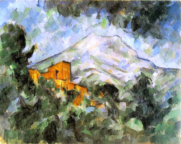  Paul Cezanne Mont Sainte-Victoire and Chateau Noir - Canvas Art Print