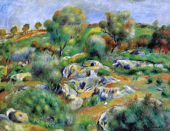  Pierre Auguste Renoir Breton Landscape - Canvas Art Print