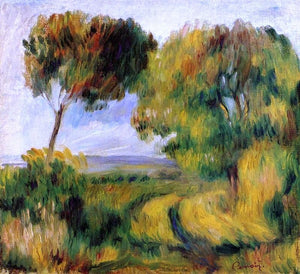  Pierre Auguste Renoir Breton Landscape - Trees and Moor - Canvas Art Print