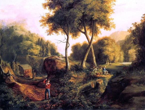  Thomas Cole Landscape - Canvas Art Print