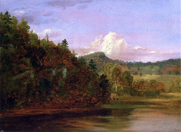  Thomas Cole Landscape (also known as American Lake in Summer) - Canvas Art Print