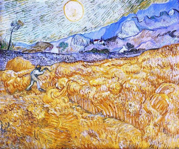  Vincent Van Gogh The Reaper - Canvas Art Print