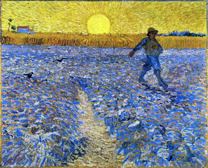  Vincent Van Gogh The Sower (also known as Sower with Setting Sun) - Canvas Art Print