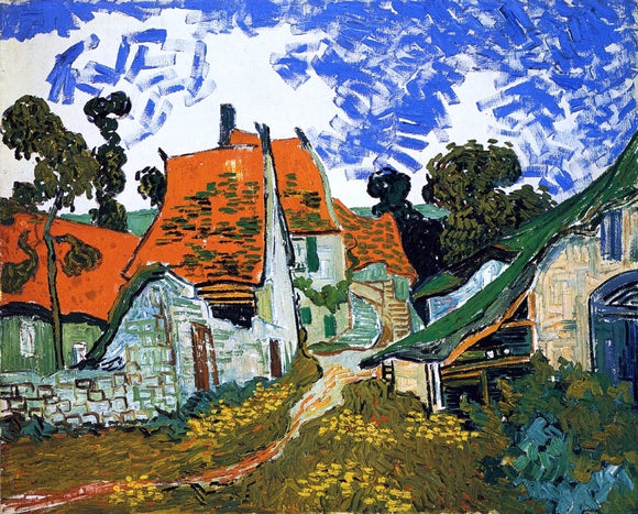  Vincent Van Gogh Village Street - Canvas Art Print