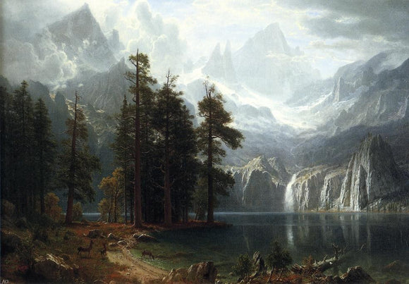  Albert Bierstadt Sierra Nevada - Canvas Art Print