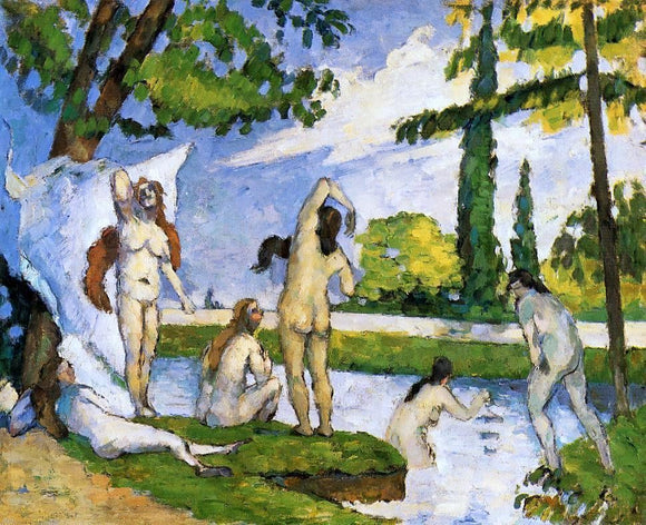  Paul Cezanne Bathers - Canvas Art Print