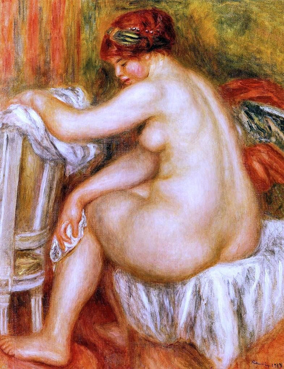  Pierre Auguste Renoir Seated Nude - Canvas Art Print