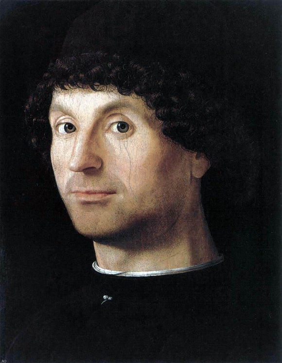  Antonello Da Messina Portrait of a Man - Canvas Art Print