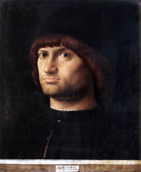  Antonello Da Messina Portrait of a Man (Il Condottiere) - Canvas Art Print