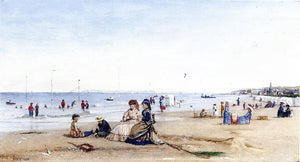  Conrad Wise Chapman Trouville Beach - Canvas Art Print