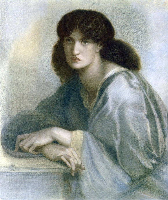 Dante Gabriel Rossetti La Donna della Finestra (also known as Jane Morris) - Canvas Art Print