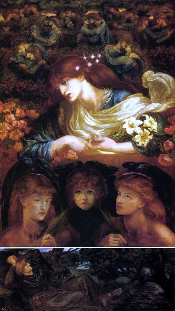  Dante Gabriel Rossetti The Blessed Damozel - Canvas Art Print