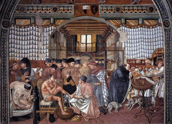  Domenico Di Bartolo Care of the Sick - Canvas Art Print