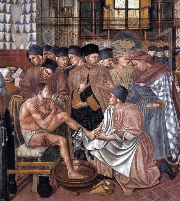  Domenico Di Bartolo Care of the Sick (detail) - Canvas Art Print
