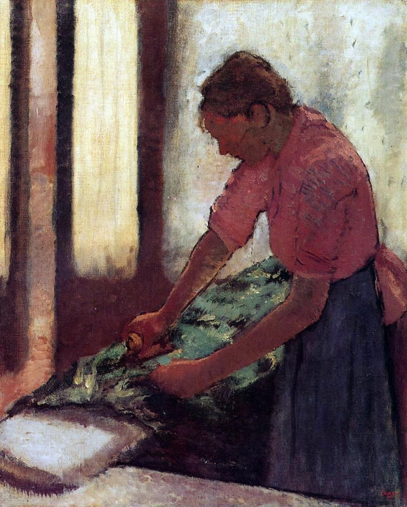  Edgar Degas Woman Ironing - Canvas Art Print