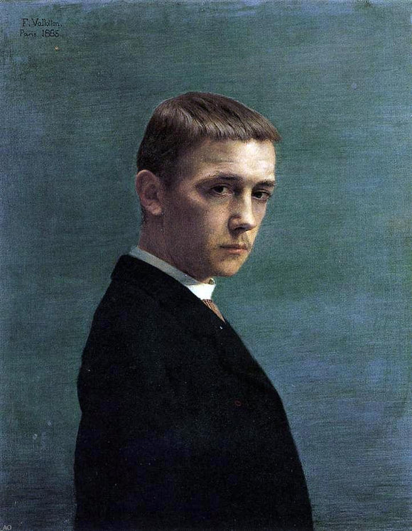  Felix Vallotton Self Portrait at 20 - Canvas Art Print