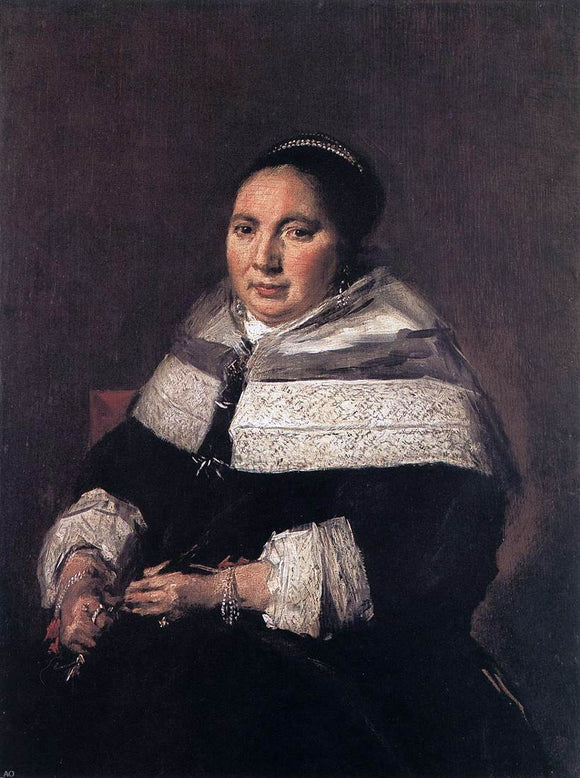  Frans Hals Portrait of a Seated Woman - Canvas Art Print