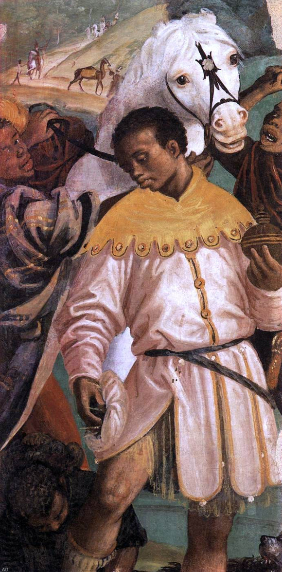  Gaudenzio Ferrari The Moor King (detail) - Canvas Art Print