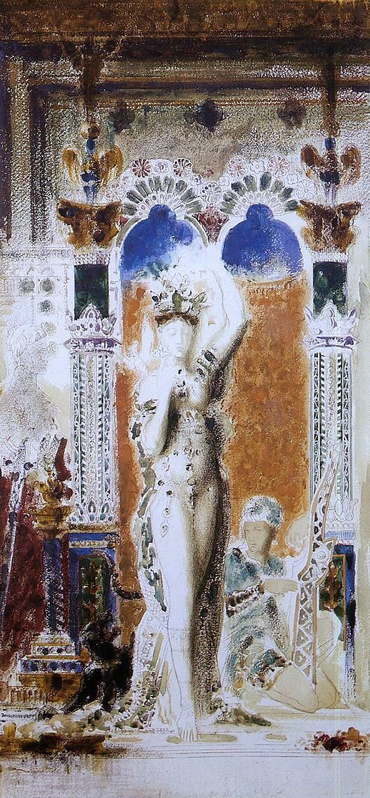  Gustave Moreau Salome (also known as Entering the Banquet Room) - Canvas Art Print