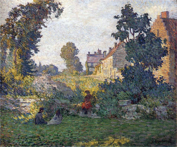  Henri Lebasque Landscape at Champetre - Canvas Art Print