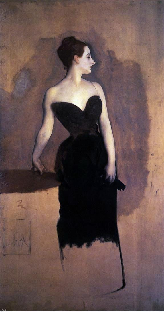  John Singer Sargent Madame Gautreau (unfinished) - Canvas Art Print