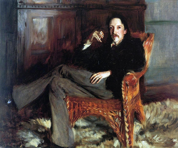  John Singer Sargent Robert Louis Stevenson - Canvas Art Print