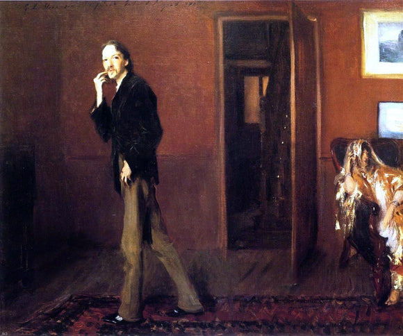  John Singer Sargent Robert Louis Stevenson and His Wife - Canvas Art Print
