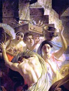  Karl Pavlovich Brulloff The Last Day of Pompeii (detail 1) - Canvas Art Print