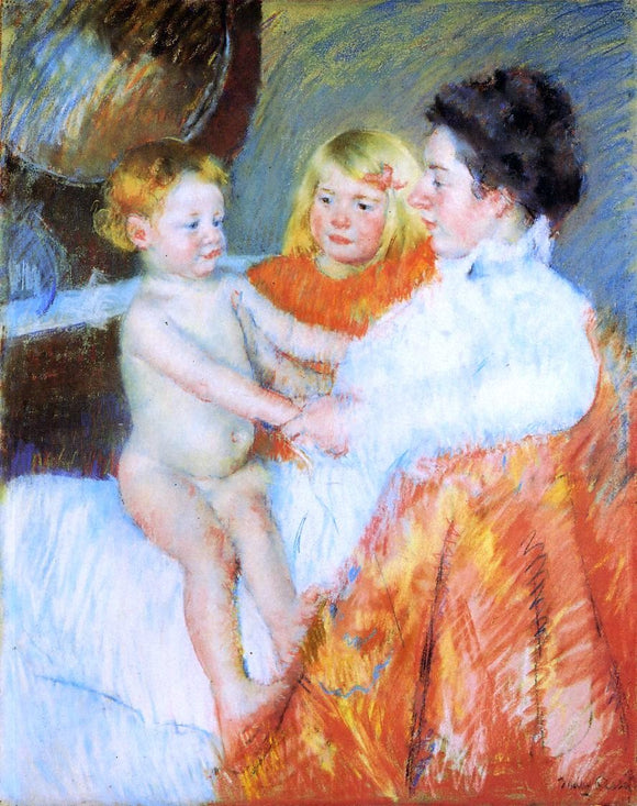  Mary Cassatt Mother, Sara and the Baby - Canvas Art Print