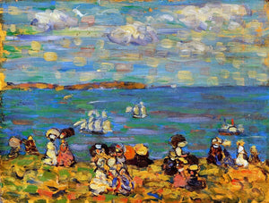  Maurice Prendergast St. Malo (also known as Sketch, St. Malo) - Canvas Art Print