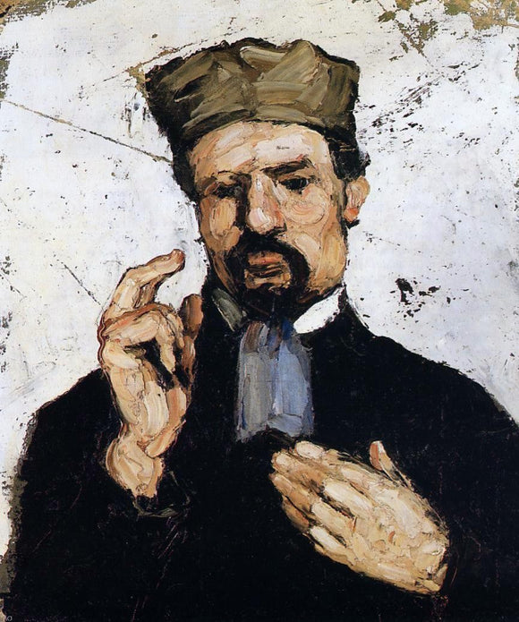  Paul Cezanne Uncle Dominique as a Lawyer - Canvas Art Print