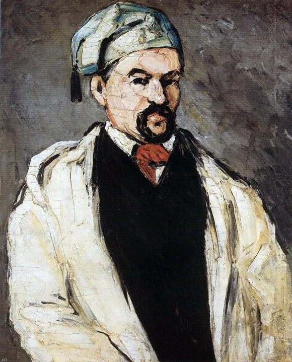  Paul Cezanne Uncle Dominique (also known as Man in a Cotton Hat) - Canvas Art Print