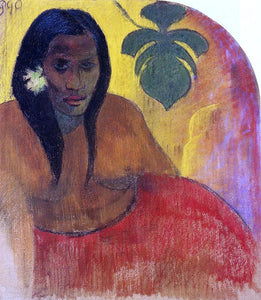  Paul Gauguin Tahitian Woman - Canvas Art Print