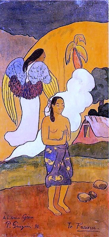  Paul Gauguin Te Faruru (also known as The Encounter) - Canvas Art Print